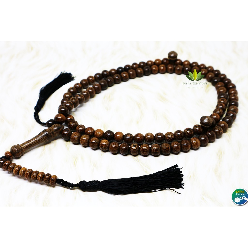 Tasbih Kayu Kelor 99Kayu Galih Kelor Natural