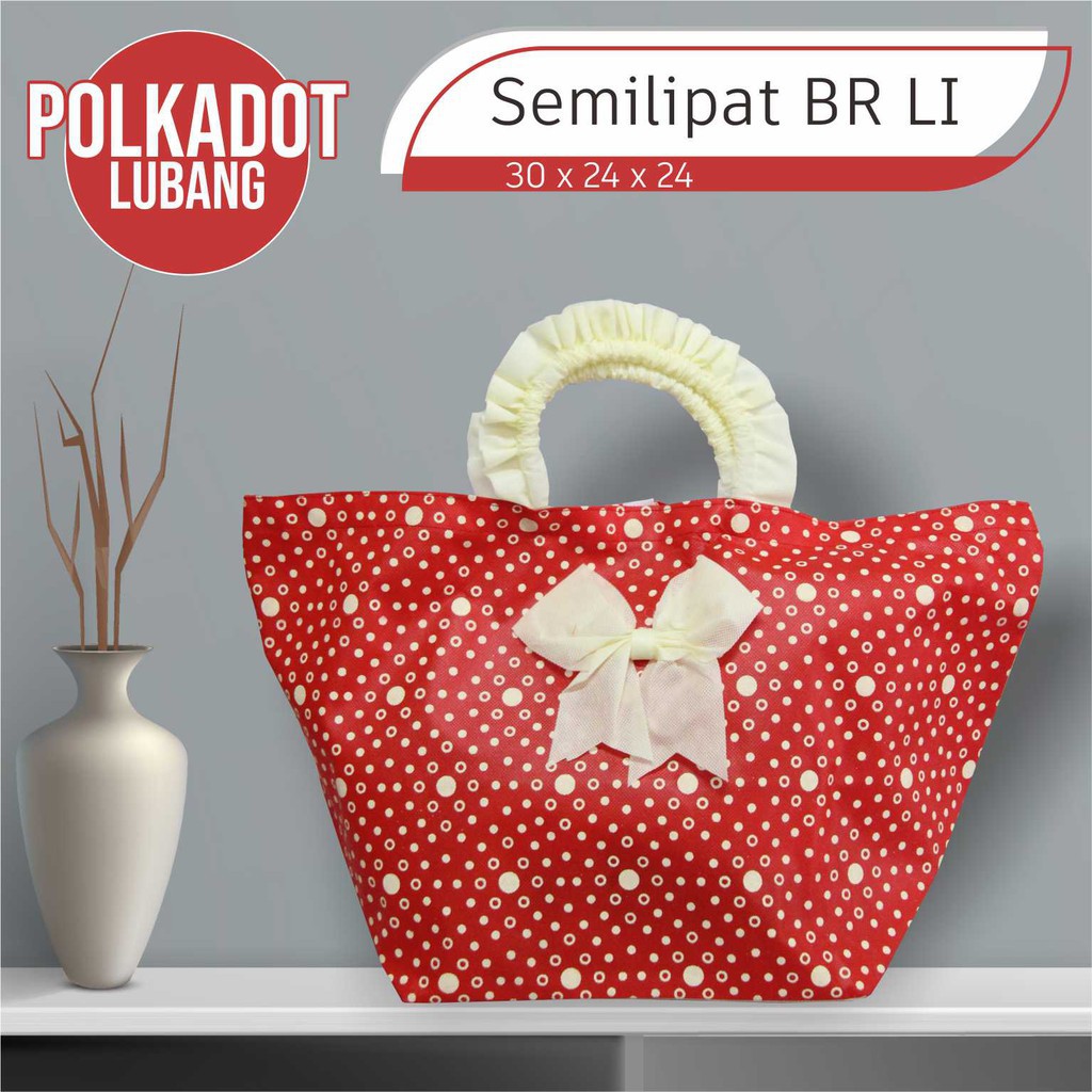

[COD] tas hajatan tas berkat tas aqiqah mewah bahan spunbond tebal untuk kotak nasi ukuran 24x24