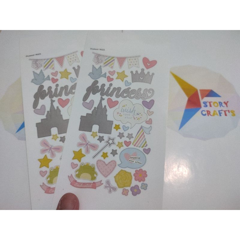 

Sticker Mini DIY Princess Wish Tanpa Cutting