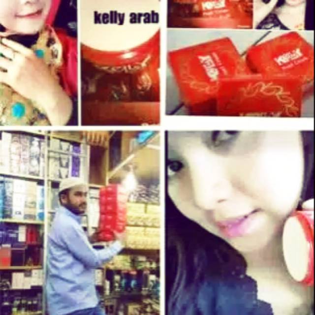 Bedak/cream Kelly arab yg asli /pearl cream