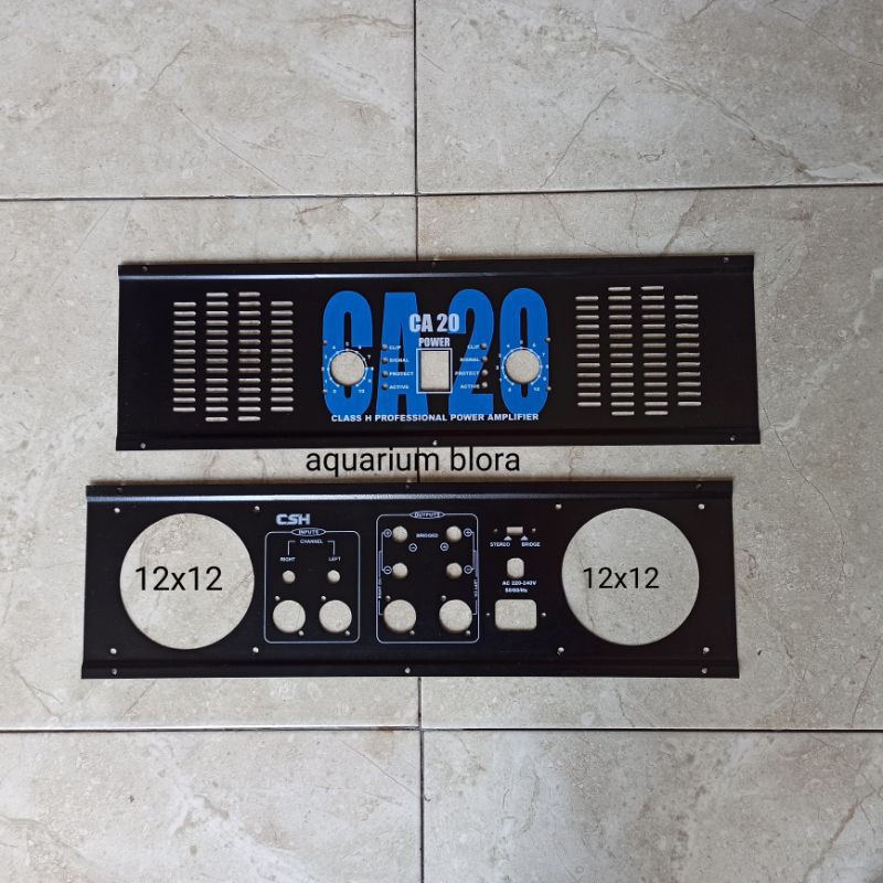 Panel CA 20 Plat CA 20 hitam