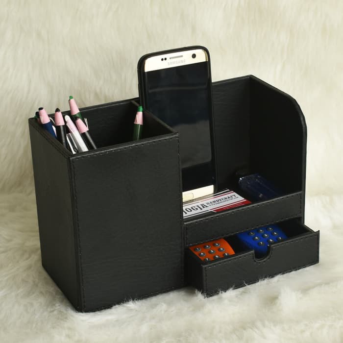 

Pen Holder Tempat Pena & Alat Tulis Kantor - Desktop Stationery - Hitam