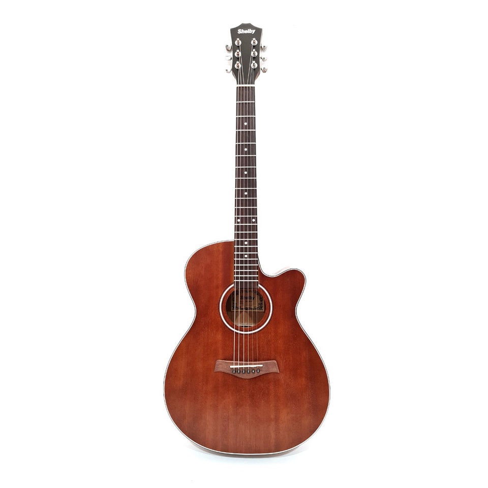 Gitar Akustik Merk Shelby Original Tipe GWC-235 NS NA Senar String Trusrod Murah Jakarta