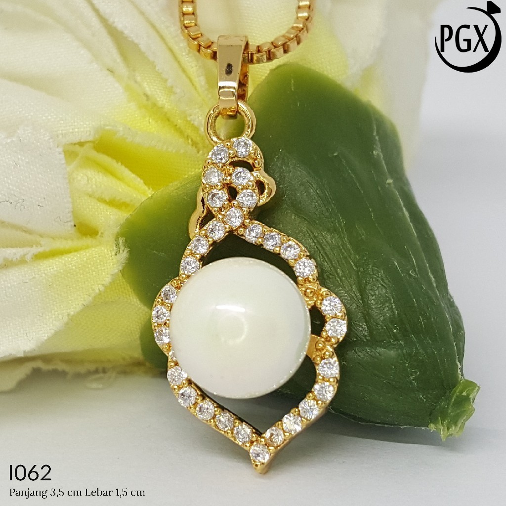 PGX Liontin Kalung Xuping Wanita Aksesoris Fashion Perhiasan Lapis Emas  - I062