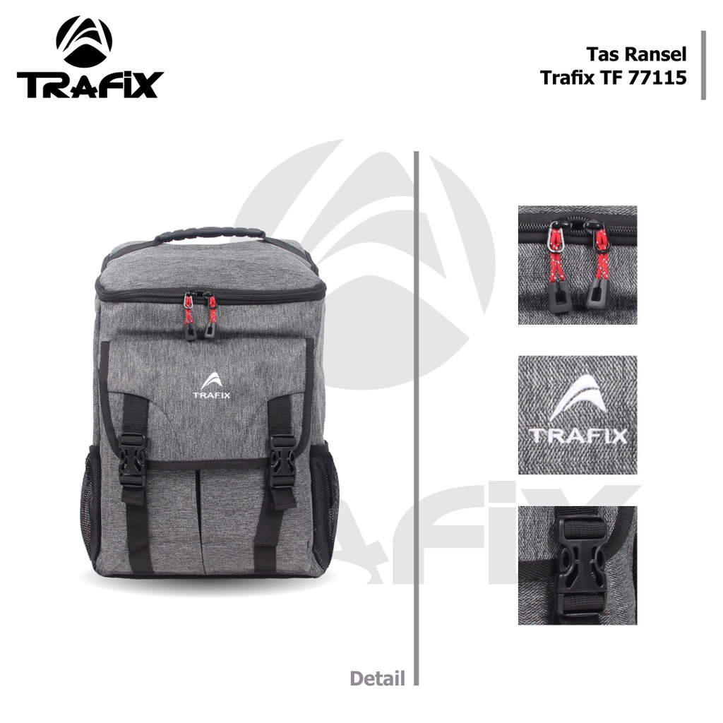 [KLIKTAS] Tas ransel Pria Trafix TF77115 / backpack sekolah kuliah tas punggung