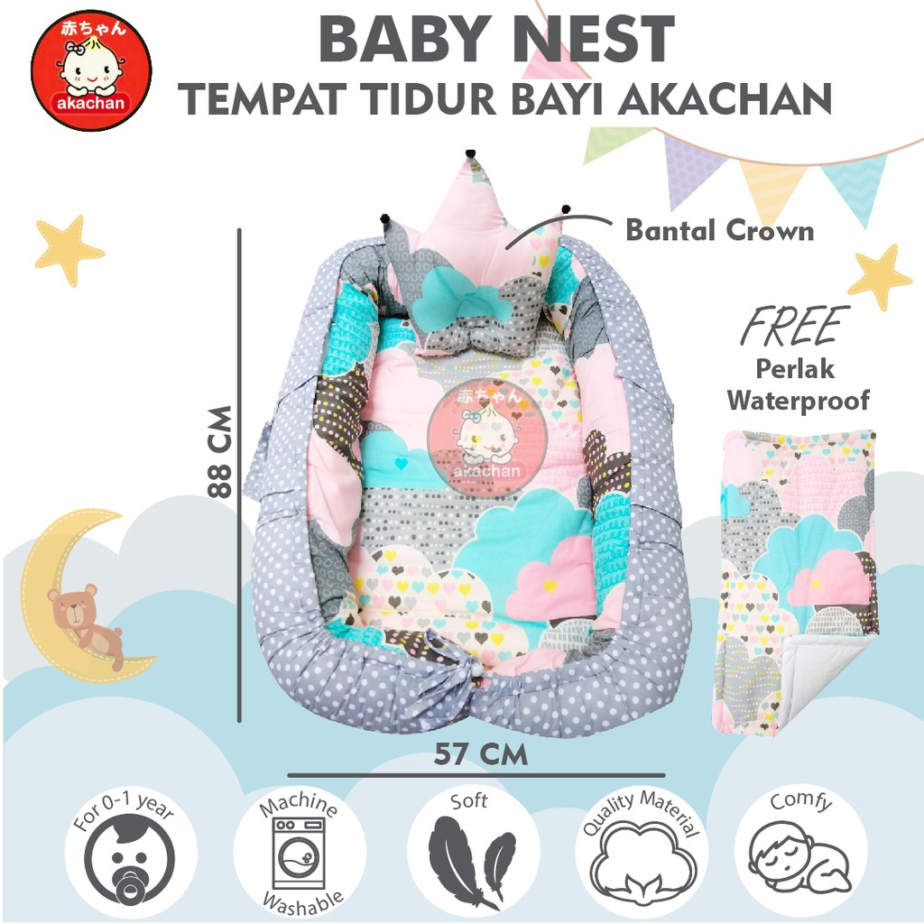 PREORDER BABY NEST po alas tidur bayi Tempat tidur babynest Akachan