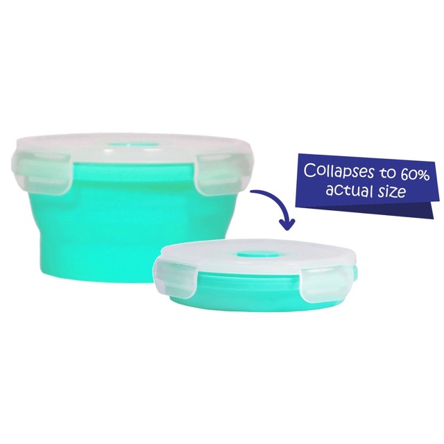 Baby Safe SC04 Collapsible Food Container 600ml/Peralatan makan bayi/peralatan makan anak