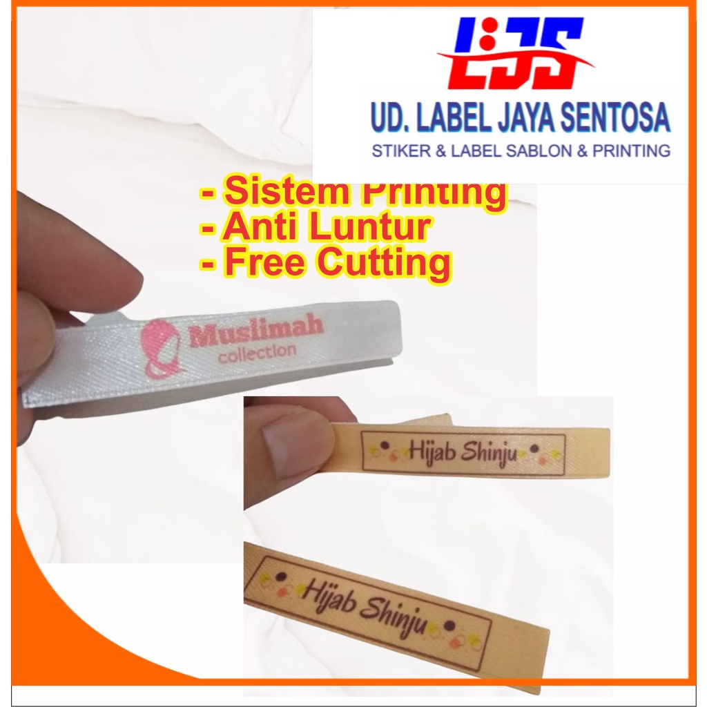

satin label printing satin Murah LABEL JAYA