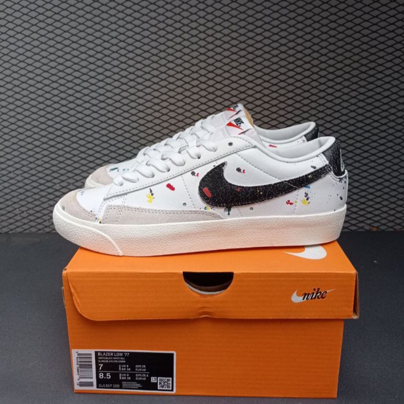 blazer low 77 paint splatter