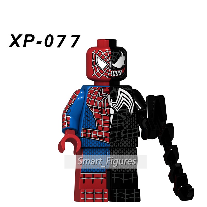 Kt101010 Mainan Action Figure Karakter Deadpool Venom Spiderman Venom Seri Marvel Dengan Perisai