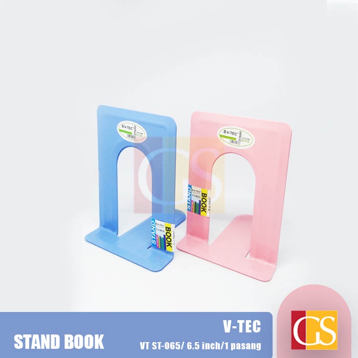 

Stand Book / Penyekat Rak / Pembatas Buku V-tec VTEC ST 065 6.5 inch