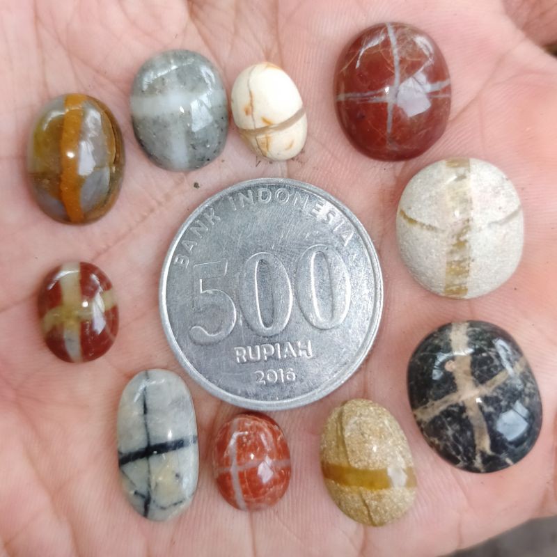 batu asli akik tapak jalak Kalimantan natural koleksi cincin pria wanita liontin perhiasan antik