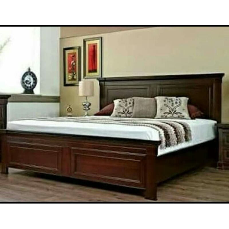 Dipan minimalis modern kayu jati