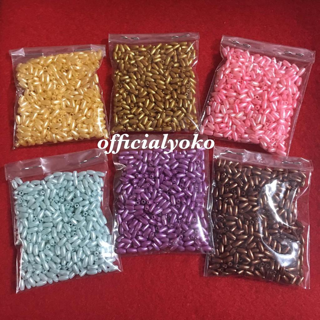 MANIK PADI / Model seperti BERAS KECIL 3x6mm (15gram)