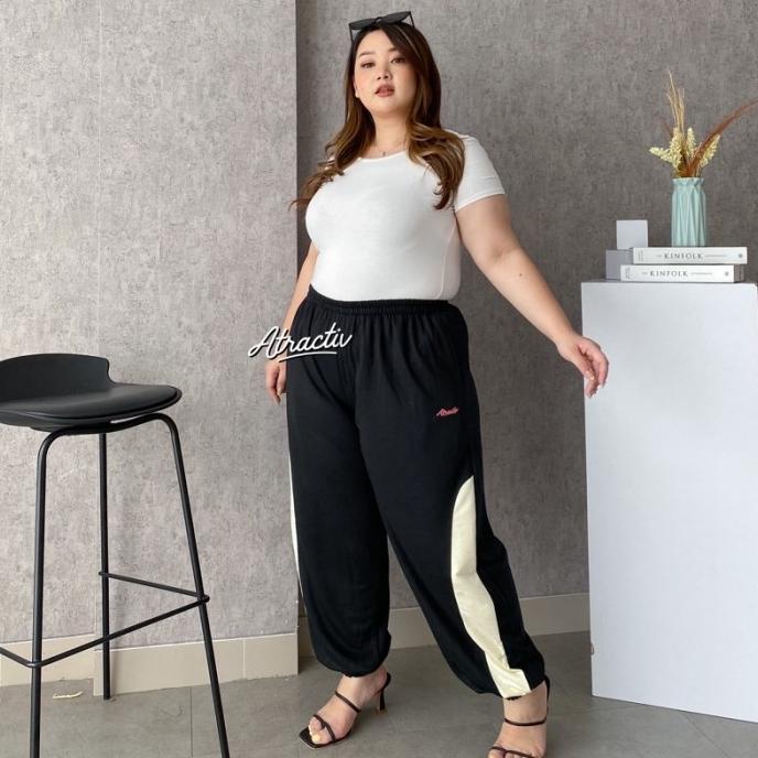ATRACTIV Celana Training Jumbo Wanita Celana Olahraga Jumbo