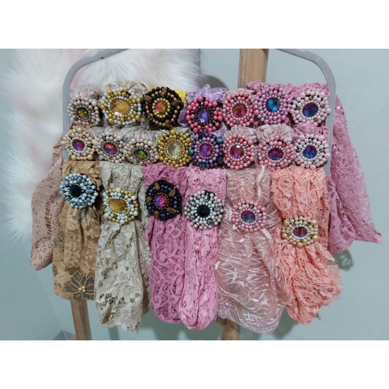 TURBAN / TURBAN DEWASA / TURBAN INSTAN / TURBAN WANITA / WOMEN MUSLIM / HEADBAND / TURBAN BROKAT