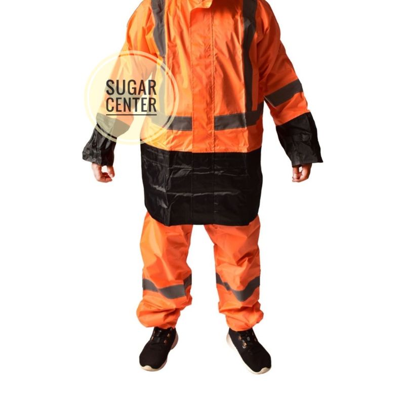 Soleil Jas Hujan Polyester 190t Ukuran L/Set Jas Hujan Baju dan Celana/Jas Hujan Original Soleil/Jas