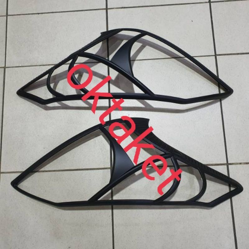 garnish lampu depan all new Avanza Xenia 2012-2014 hitam chrome