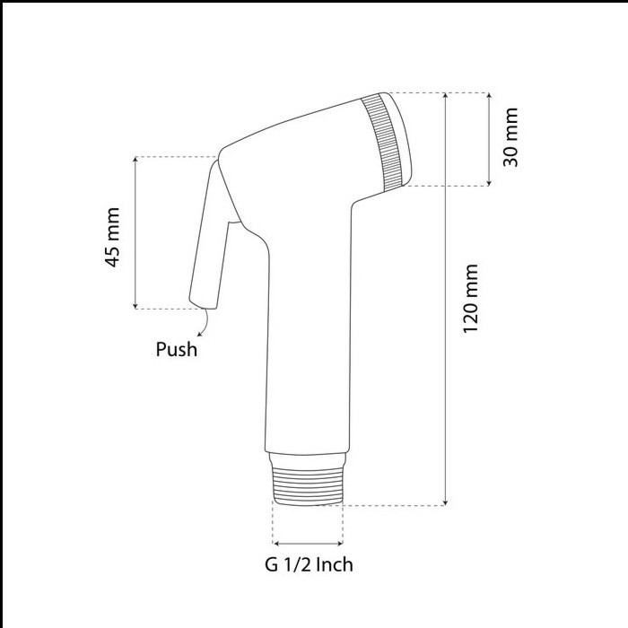 Jet Shower Kloset Toilet Closet Cebok WC Semprotan Duduk/Jongkok Kamar Mandi HARGA TERJANGKAU MURAH