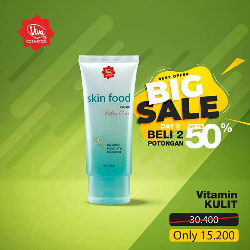 Paket 2 Skin Food Cream Extra Care Viva