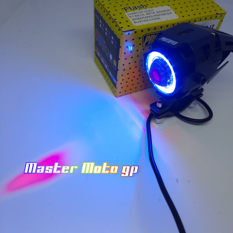 Lampu Tembak Sorot LED Cree U7 Mini AE DE Biru- Merah Waterproof Lampu Tembak Sorot U7 Mini 2.5 Inch Transformers pcx adv xride vixion nmax aerox beat vario