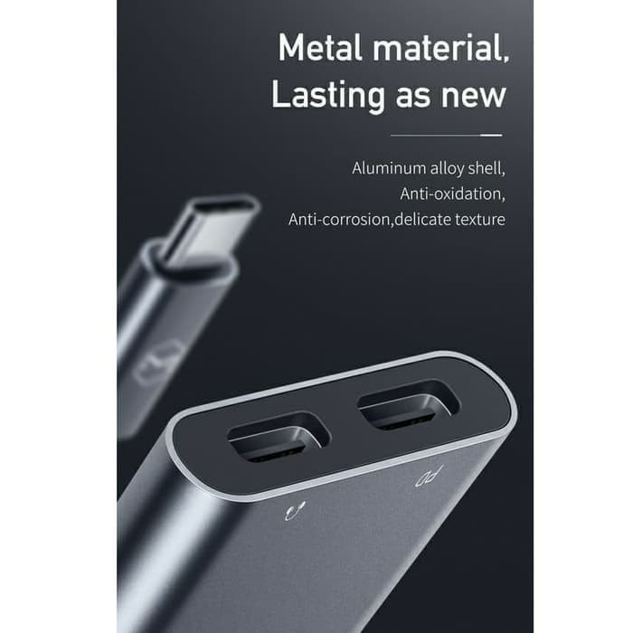 MCDODO CA-7550 AUDIO ADAPTER TYPE C TO TYPE C CHARGING + AUDIO + CALL