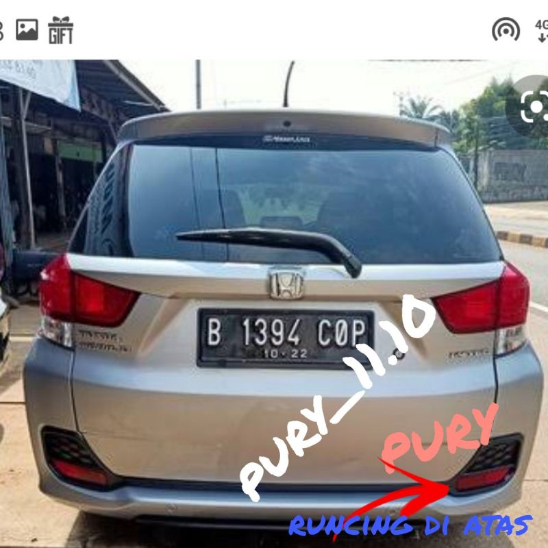 mata kucing Reflektor Bumper Belakang HONDA MOBILIO E S RS 2014 2015 2016 2017 2018 2019 ORI