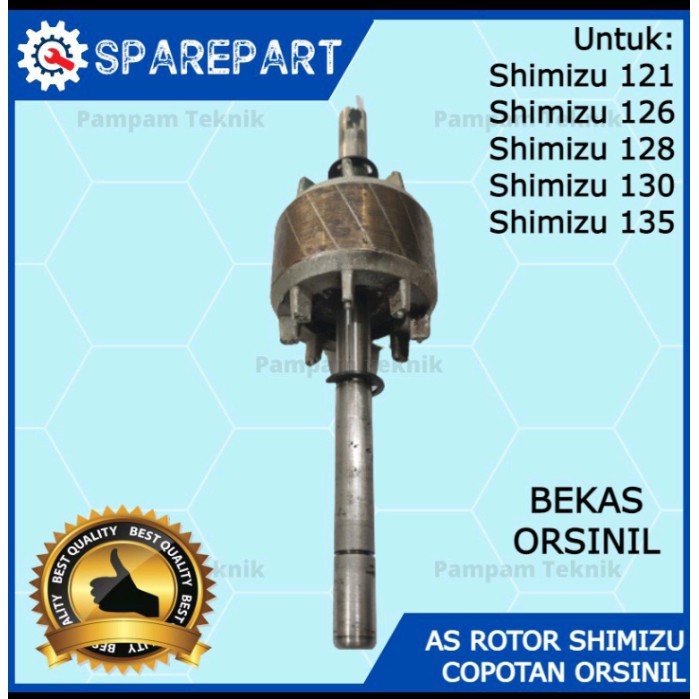 ORIGINAL AS ROTOR  POMPA AIR SHIMIZU PS - 128 BIT