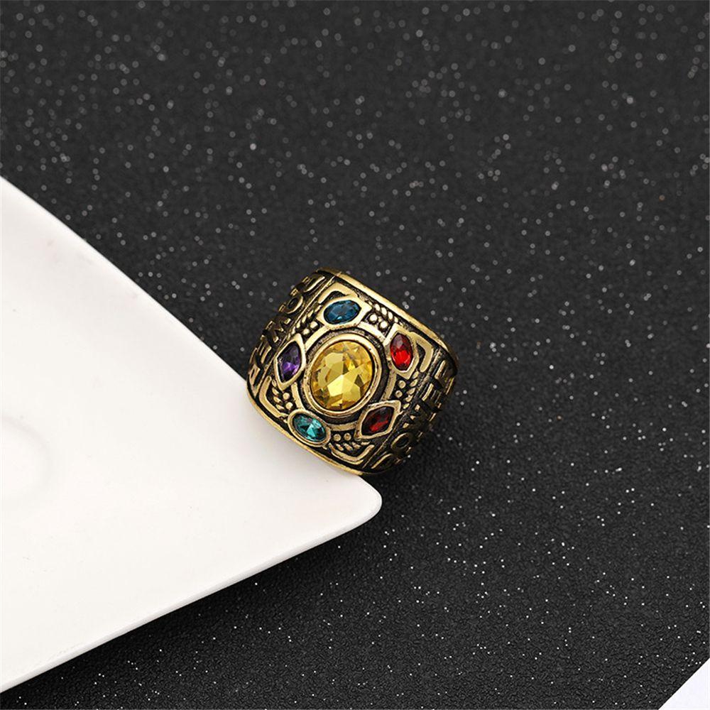 Preva Cincin Kepribadian Unisex Perhiasan Aksesoris Aksesoris Pesta Jewelry Gift Power Ring