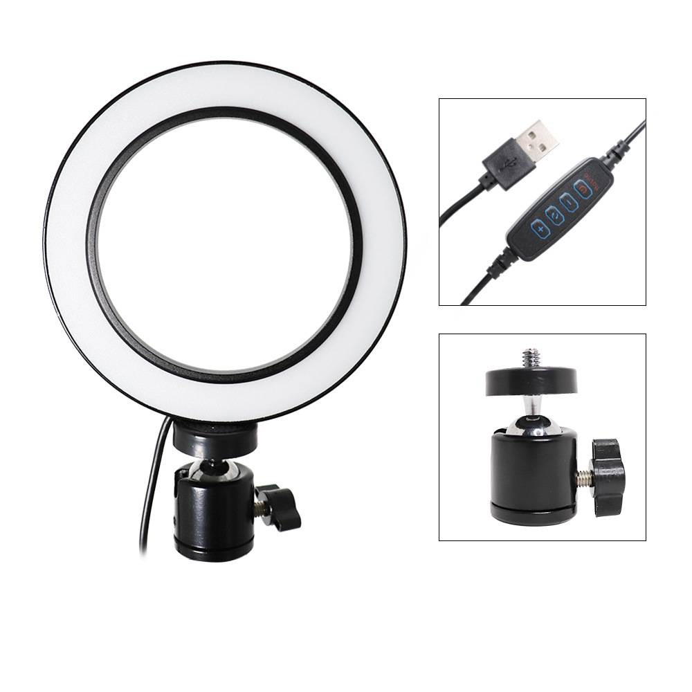 Topprice COD RING LIGHT TRIPOD MEJA LED LAMPU MAKE UP VLOG LAMPU RINGLIGHT TIKTOK LIVE U31