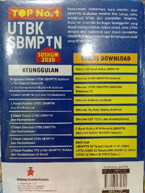 Top No 1 Utbk Sbmptn Soshum 2020 Original Shopee Indonesia