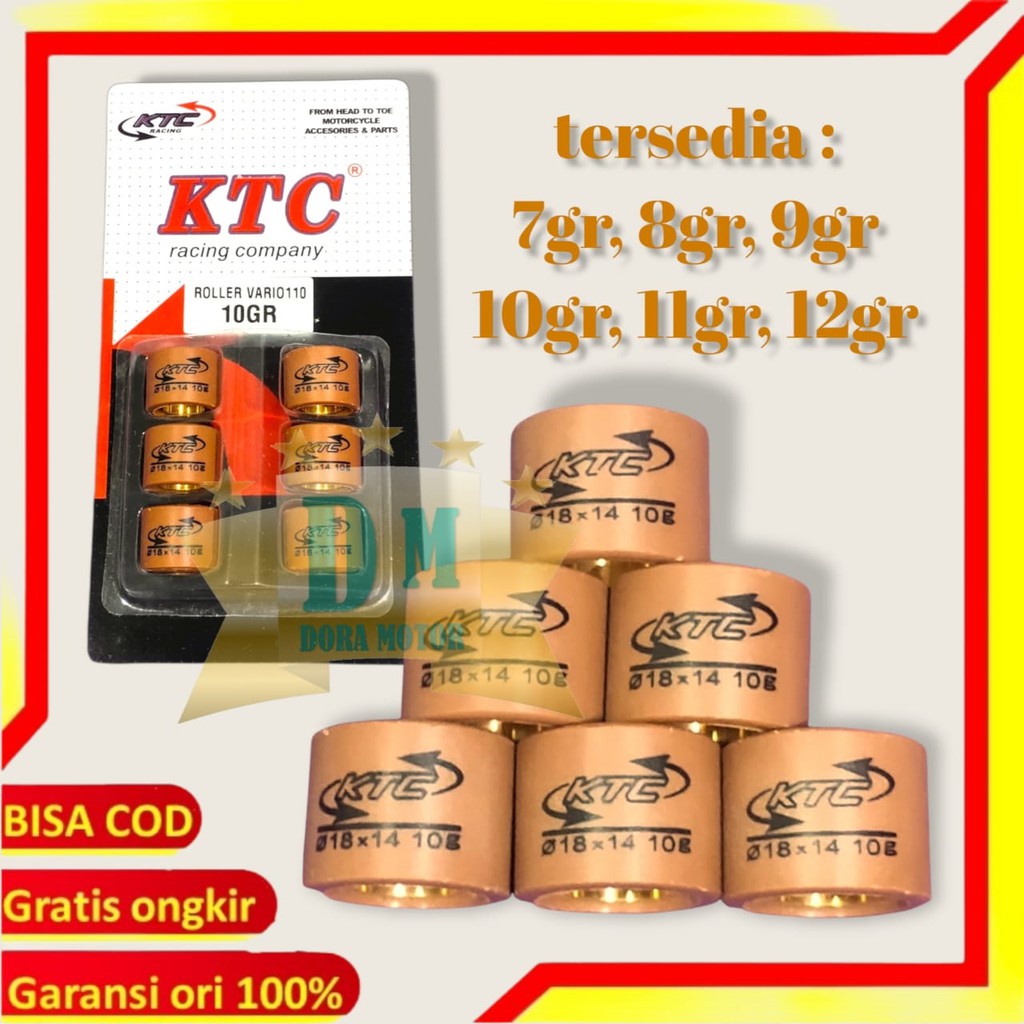 Roller Racing KTC Original / Roller Ktc Ready Motor Nmax,Aerox,Lexi,Pcx,Vario,Beat,Scoopy,Fino,Mio,Mio Soul,Xeon