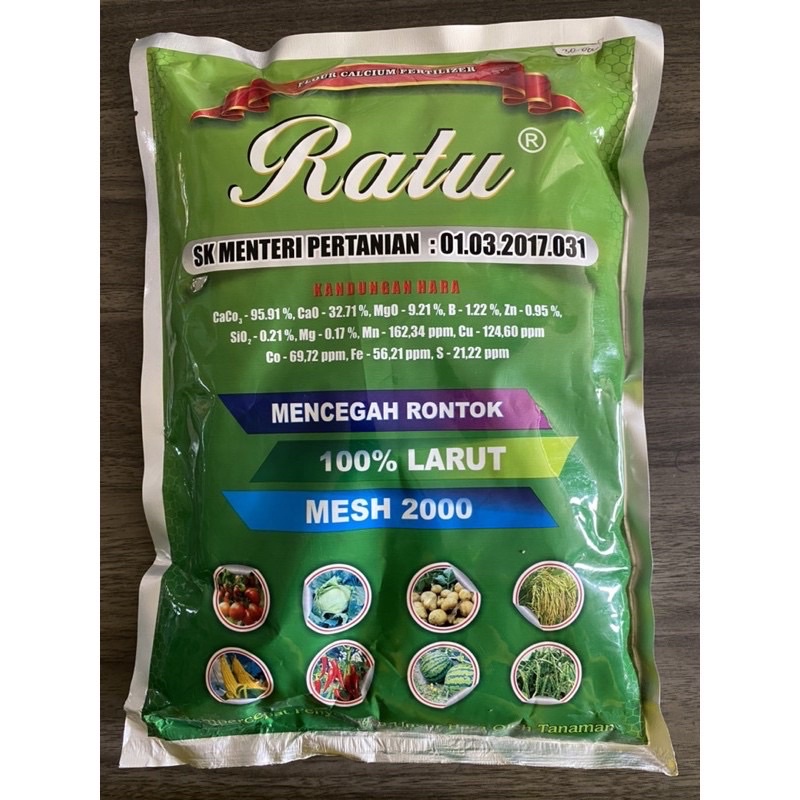 Pupuk Kalsium Ratu 1 kg / Meningkatkan Ketahanan Tanaman Terhadap Serangan Penyakit dan Jamur