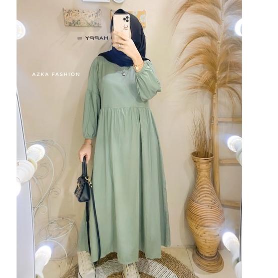 [TBK. 589354] Nadia Midi Dress - Midi Dress Muslim- Dress Muslim