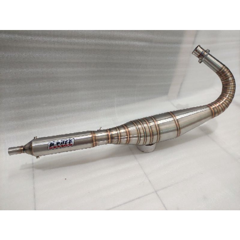 Knalpot RX King Kolong Python B-pazz Stainless Anti Karat knalpot bpazz // barang istimewa suara gar