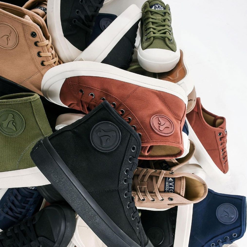 Sepatu Brodo Vintage/Vantage V2 Hi (Mocha/Navy/Fullblack/Teracota/Natural White/Black White/Camel/Olive)-4