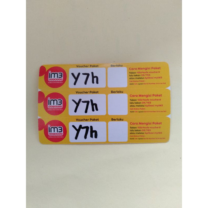 voucher IM3 unlimited Youtube 7 hari