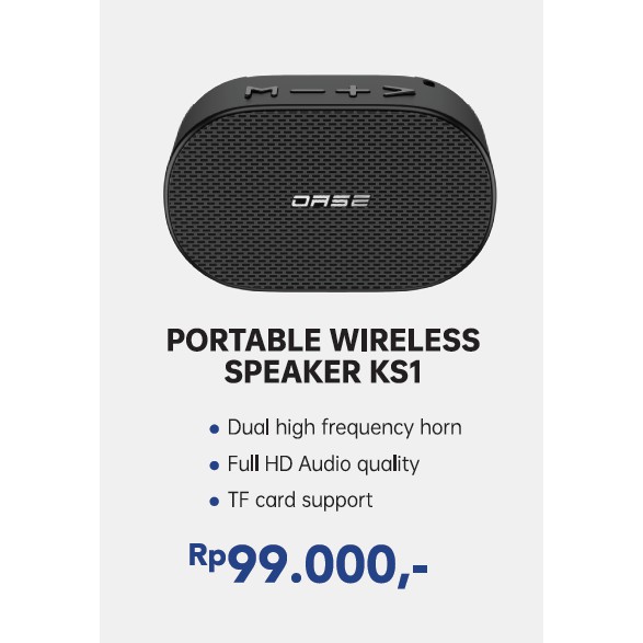 OASE PORTABLE SPEAKER BLUETOOTH