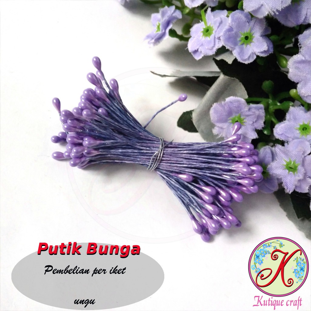 Putik / Sari Bunga (Bahan Kerajinan)