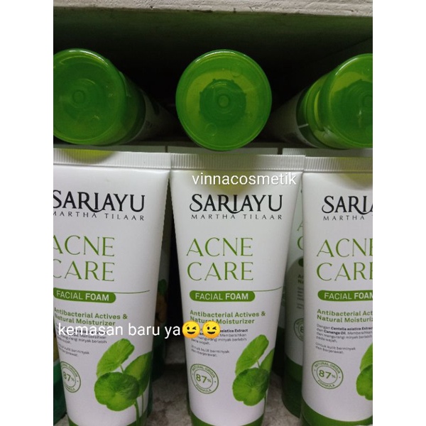 Sariayu Facial Foam Acne 75 gr (Sabun Untuk Jerawat)~Original