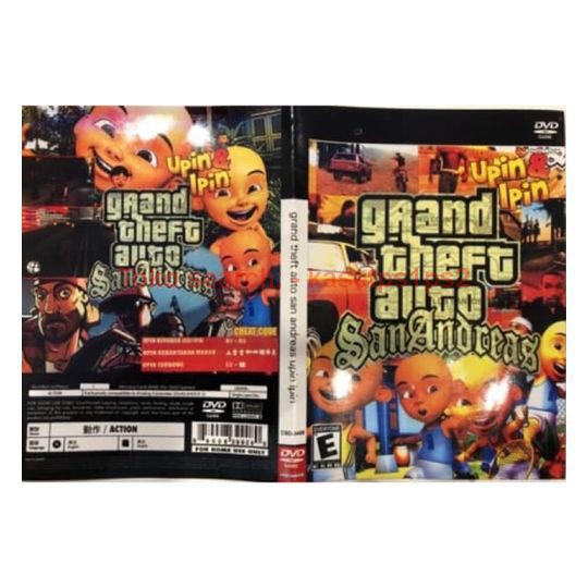 Gta Upin Ipin Kaset Ps2 Shopee Indonesia