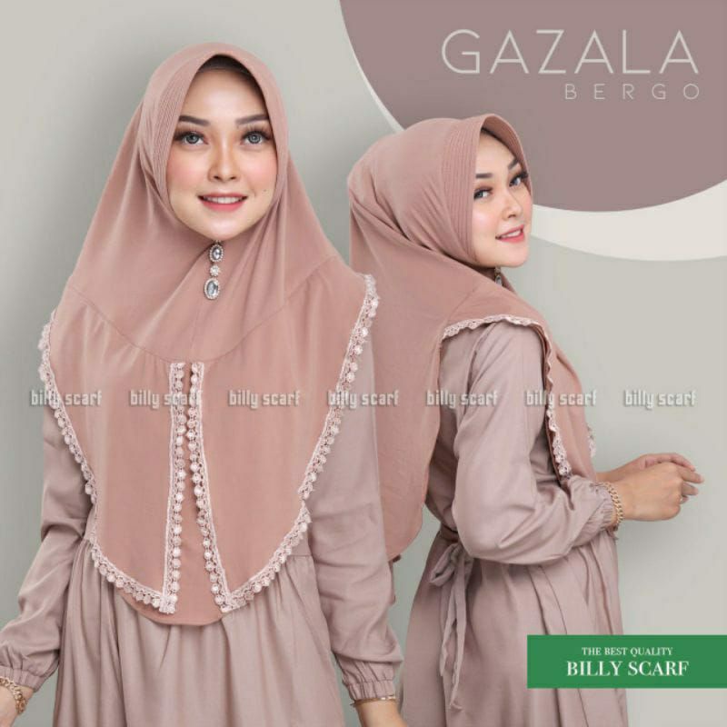 (((ORIGINAL BILLY))) Hijab instan jersey GAZALA Billy
