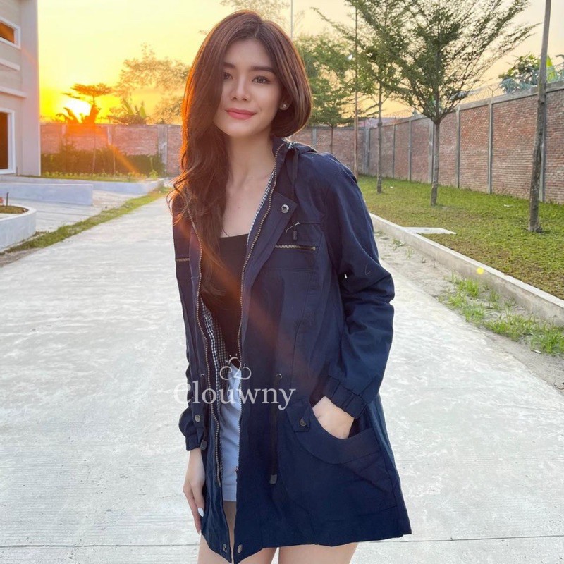 CLOUWNY - Denis Jacket Premium Canvas Twill Jaket Unisex Premium Canvas Outer-Navy-XXL