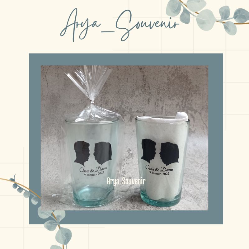 souvenir gelas h10v, souvenir gelas, souvenir khitanan, souvenir sunatan, souvenir murah, souvenir p