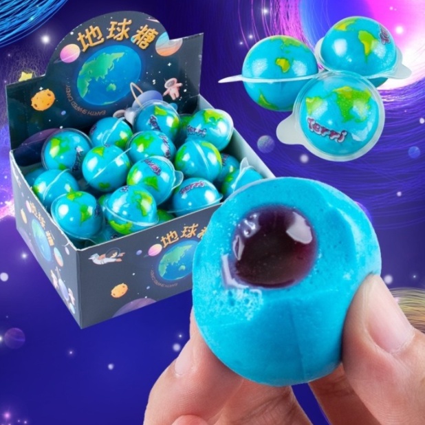 

(1PCS)Trolli Earth Plan Chewy Gummy - Permen Trolly Jelly Gummi Viral Marshmallow Jelly / JELLY Planet Soccer Chewy Gummy - Permen Trolly Jelly Gummi Viral (HALAL) / GUMMY JELLY KOREA/ GUMMY JELLY HALAL/ PERMEN KARET VIRAL