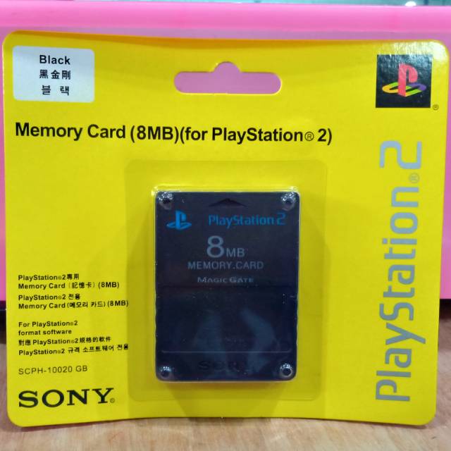 Mc ps2 8mb hitam memory card ps2 8mb hitam