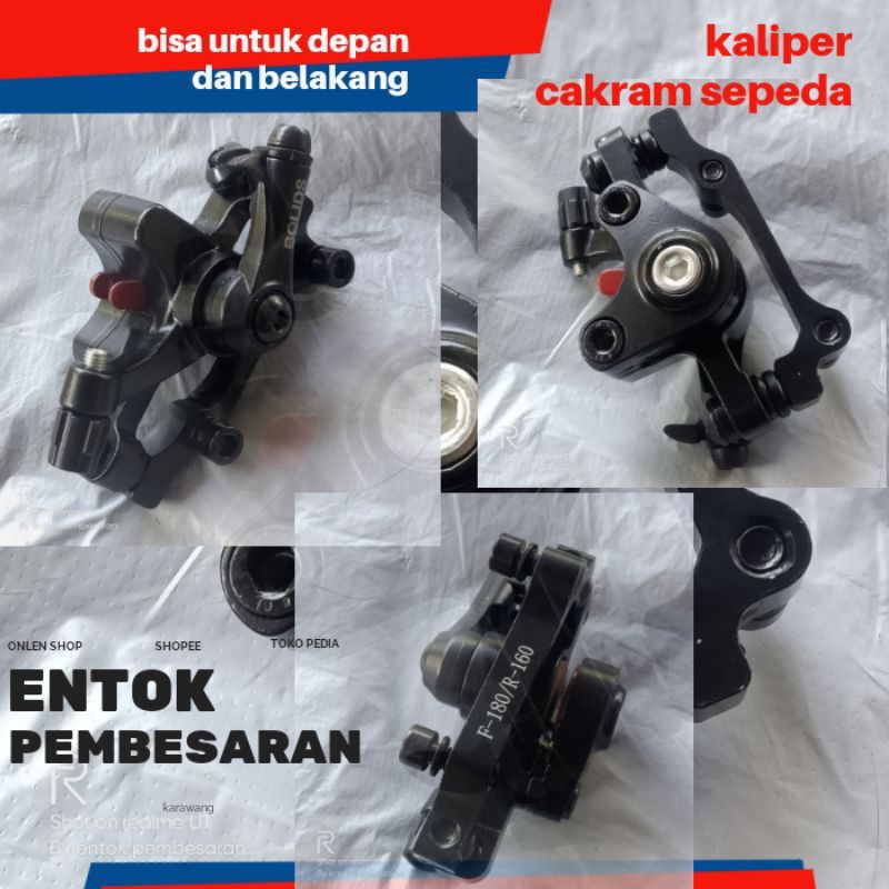 kaliper rem cakram sepeda mekanik