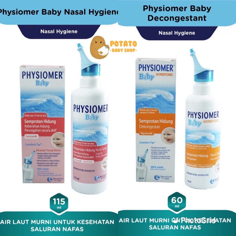 Physiomer Baby Nasal Spray / Hygiene &amp; Decongestant / Respimer