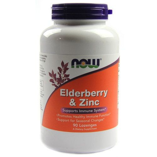 Now Food Elderberry & Zinc 90 Loz (Daya Tahan Tubuh) Now Elderberry