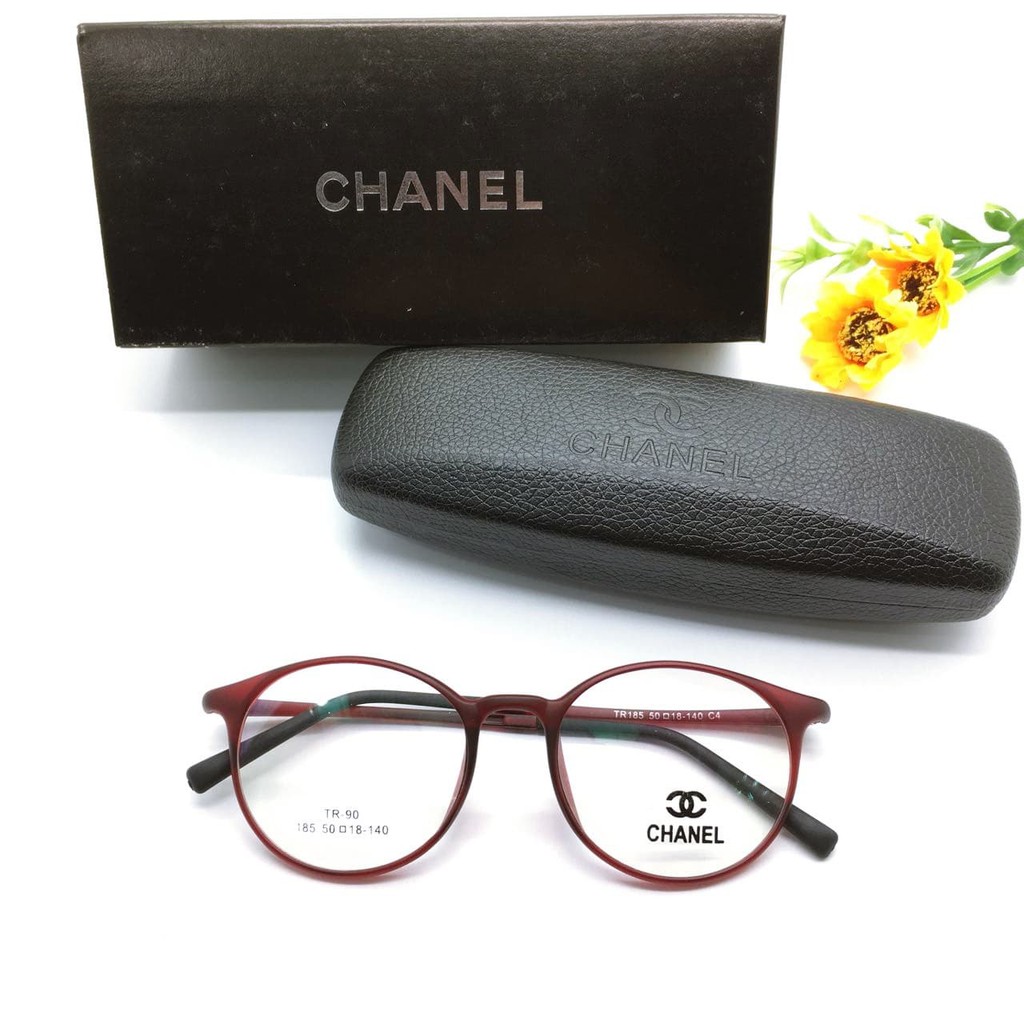 Frame Kacamata Pria Wanita Chanel M-5836 Fullset   Cairan pembersih